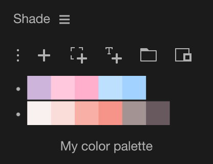 Shade Color Palette Manager